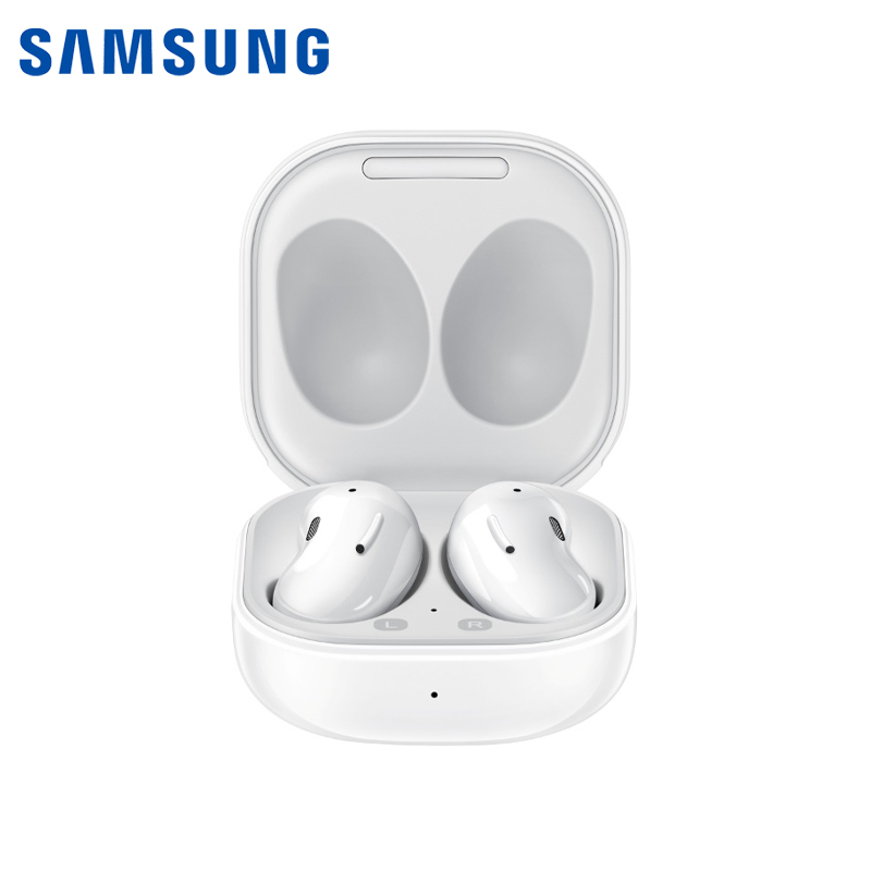 Protector para Samsung Galaxy Live / Buds 2 / Pro Blanco - Punto Naranja