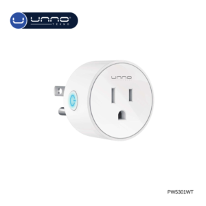 Tomacorriente UNNO TEKNO Simple plug 1100W Blanco (PW5301WT)