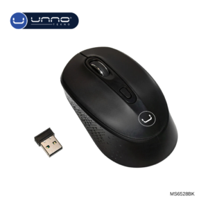 Mouse UNNO TEKNO Contour Inalambrico Negro (MS6528BK)
